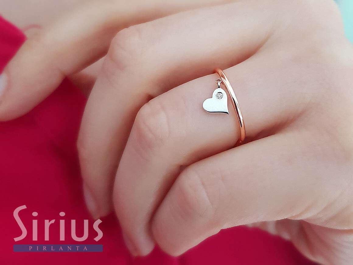 Diamond Heart Ring