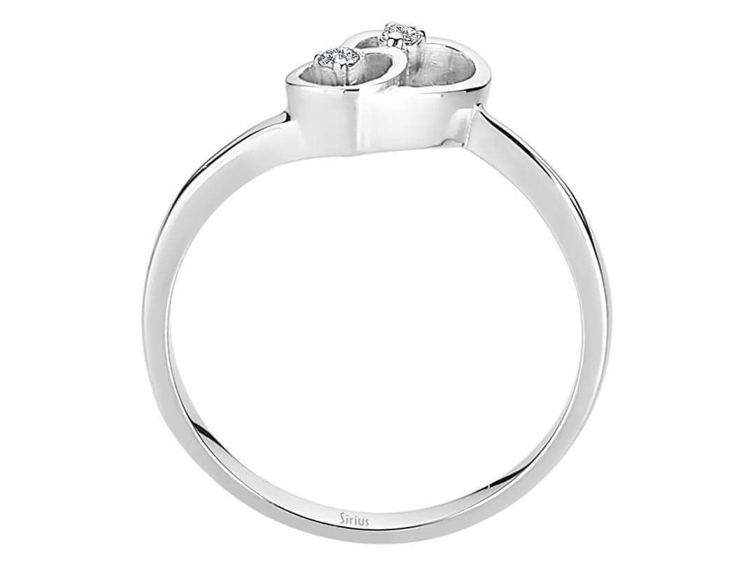 Diamant Herz Ring – handgefertigter Diamantschmuck aus Feingold | Sirius Diamant