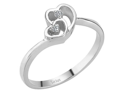 Diamond Heart Ring
