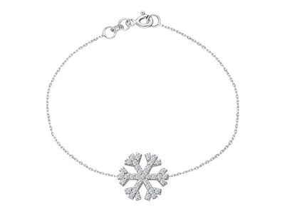 Diamond Snowflake Bracelet