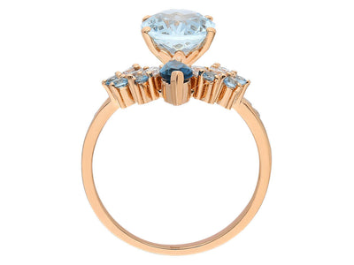Diamond Three-Piece Quasar Ring
