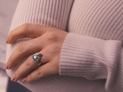 Diamond Three-Piece Quasar Ring