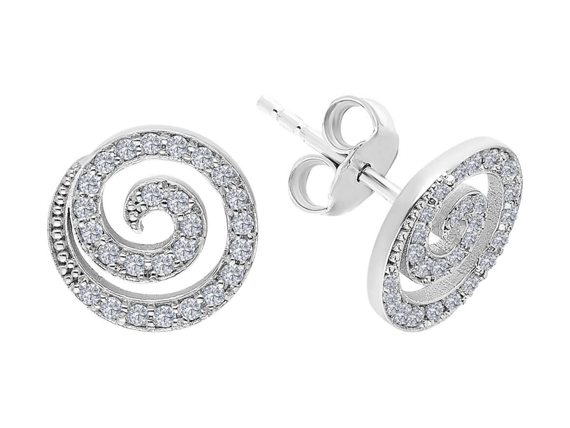 Diamant Lava Ohrring – handgefertigter Diamantschmuck aus Feingold | Sirius Diamant