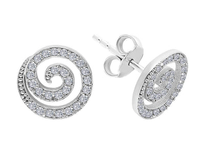 Diamond Lava Earring