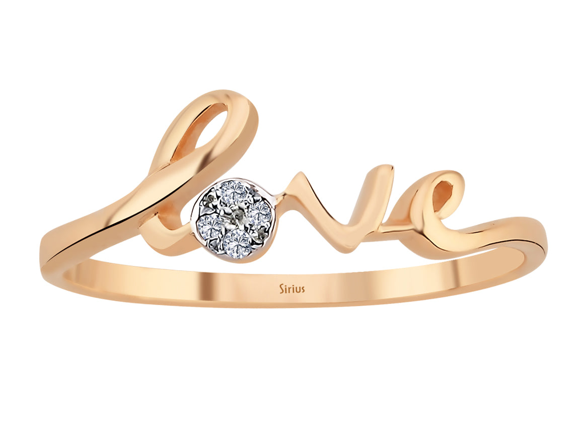 Diamond Love Ring