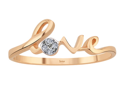 Diamond Love Ring