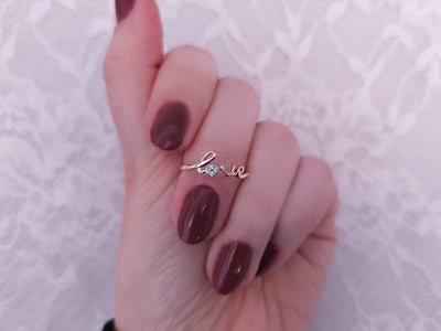Diamond Love Ring