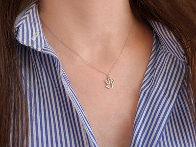 Diamond Angel Necklace