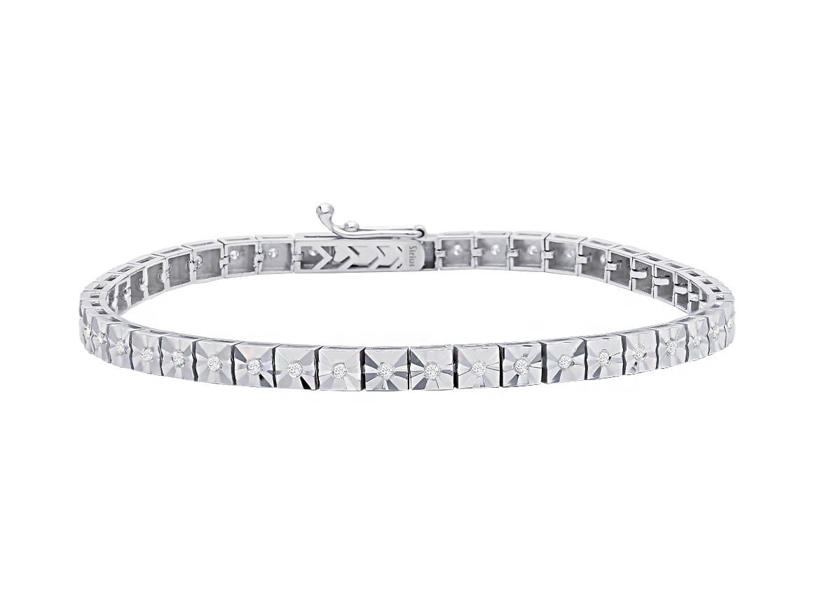 Diamant-Nur Seli-Armband – handgefertigter Diamantschmuck aus Feingold | Sirius Diamant
