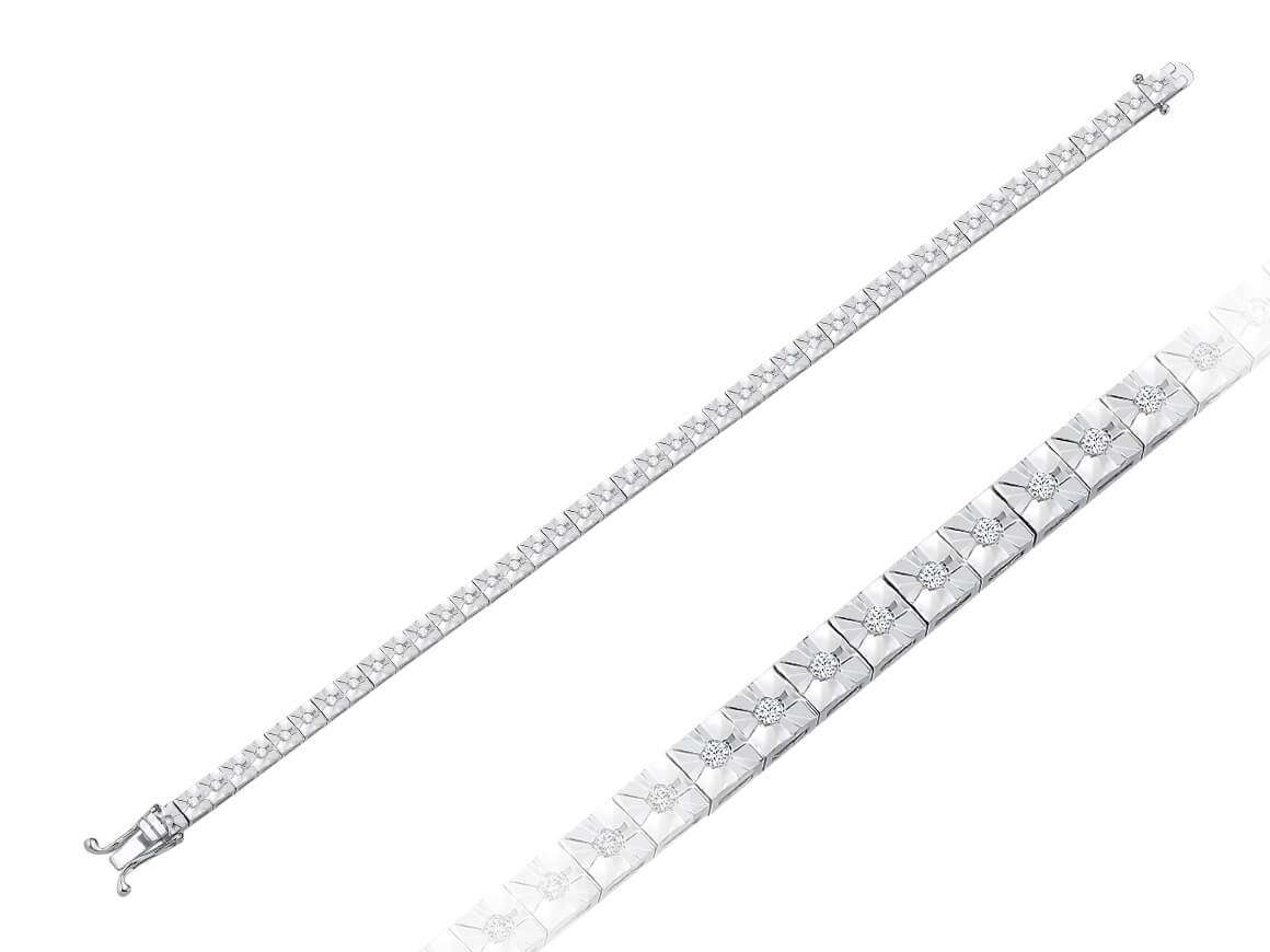 Diamant-Nur Seli-Armband – handgefertigter Diamantschmuck aus Feingold | Sirius Diamant