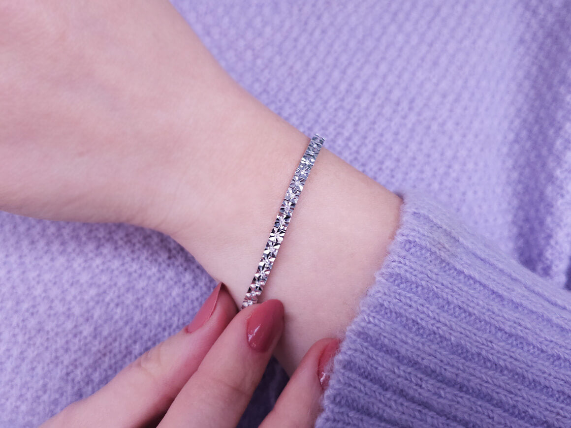Diamant-Nur Seli-Armband – handgefertigter Diamantschmuck aus Feingold | Sirius Diamant