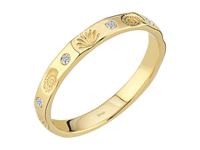 Diamond Ocean Breeze Wedding Ring