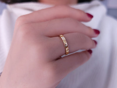 Diamond Ocean Breeze Wedding Ring