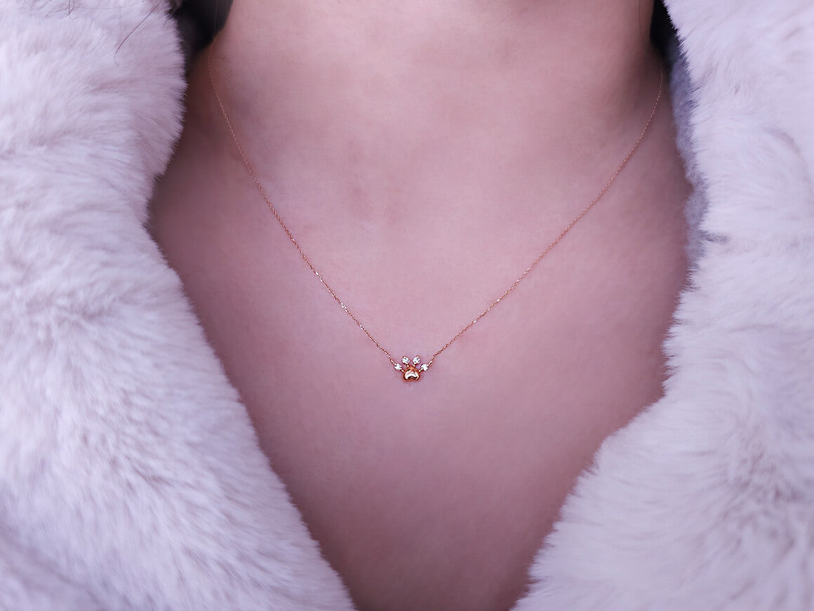 Diamant Pati Halskette - handgefertigter Diamantschmuck aus Feingold | Sirius Diamant