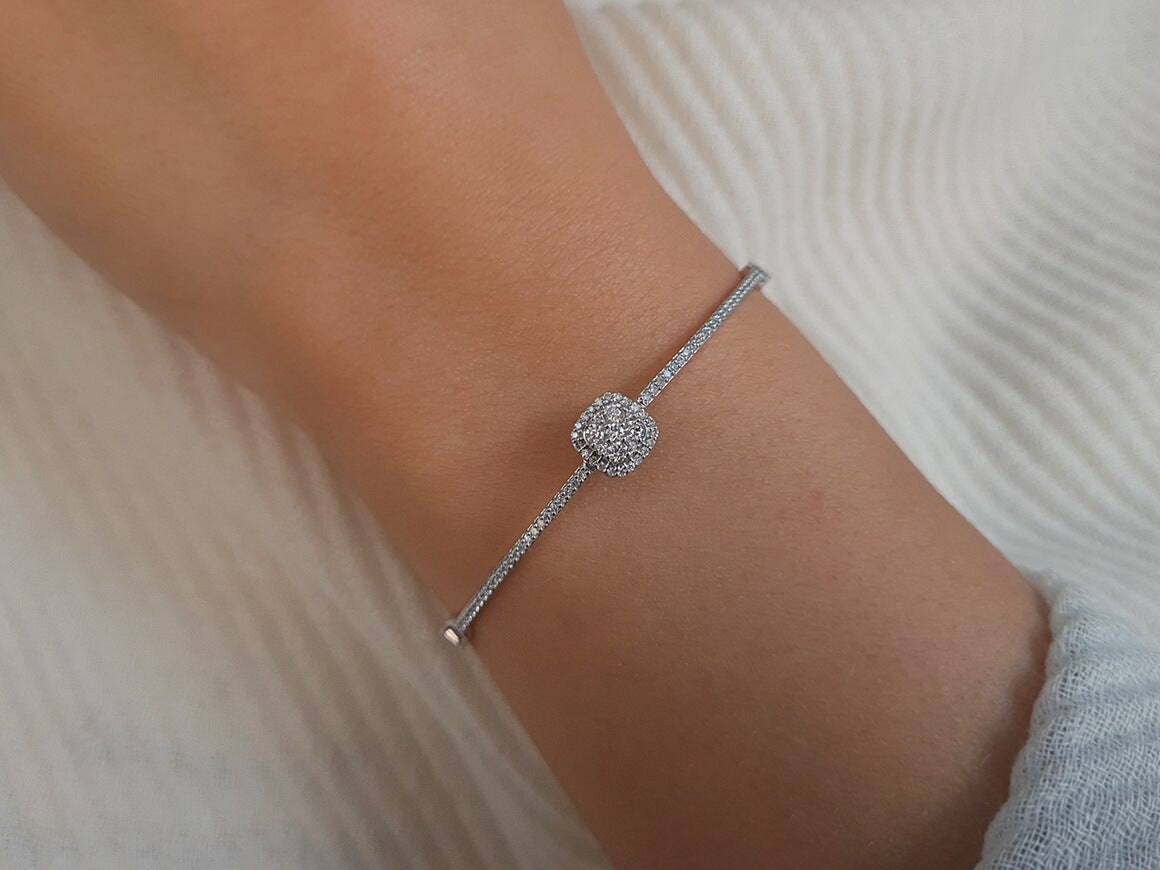 Diamant-Polaris-Armband - handgefertigter Diamantschmuck aus Feingold | Sirius Diamant