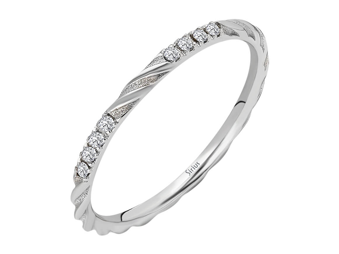 Diamant Pulsar halbrund Allianz - handgefertigter Diamantschmuck aus Feingold | Sirius Diamant
