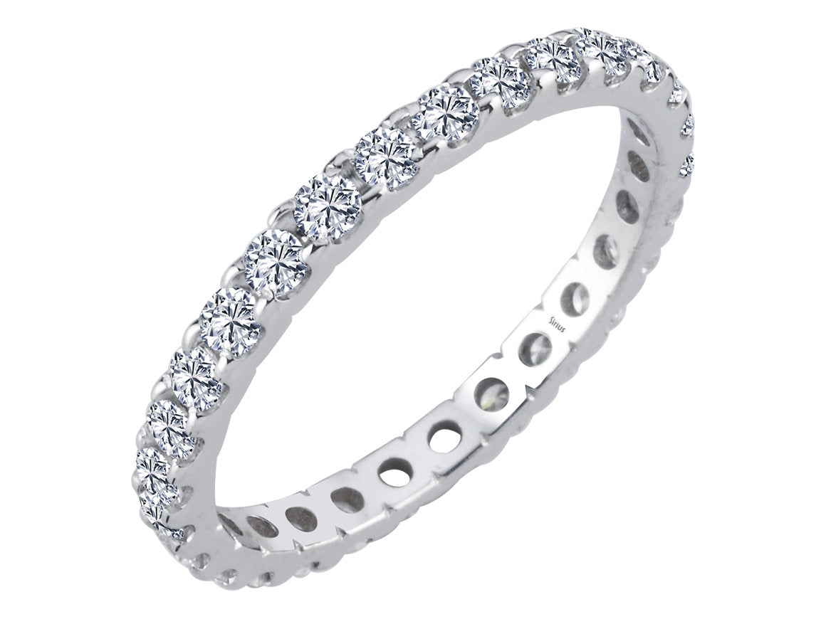Diamant Memory Ring - handgefertigter Diamantschmuck aus Feingold | Sirius Diamant