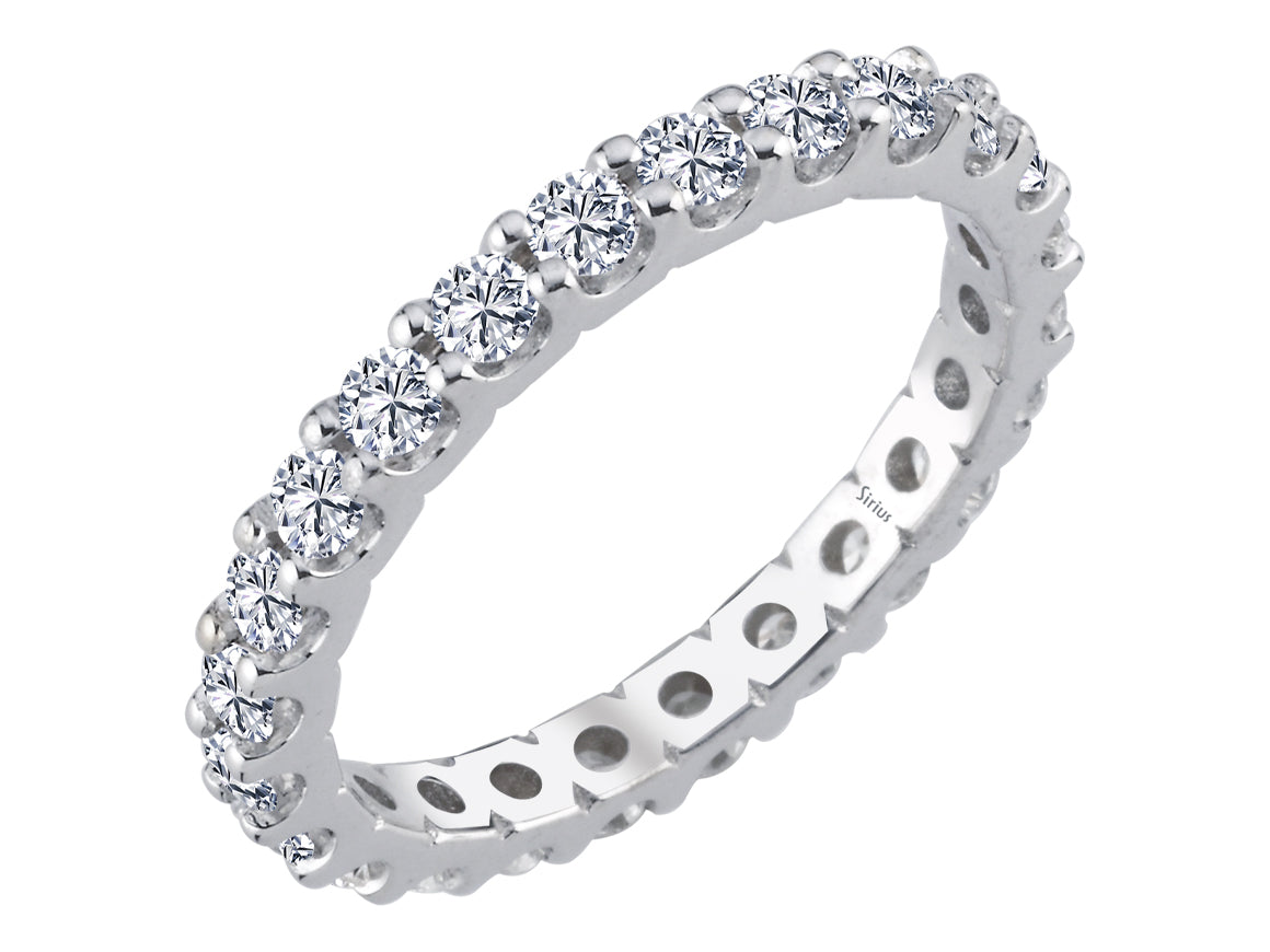 Diamant Memory Ring - handgefertigter Diamantschmuck aus Feingold | Sirius Diamant