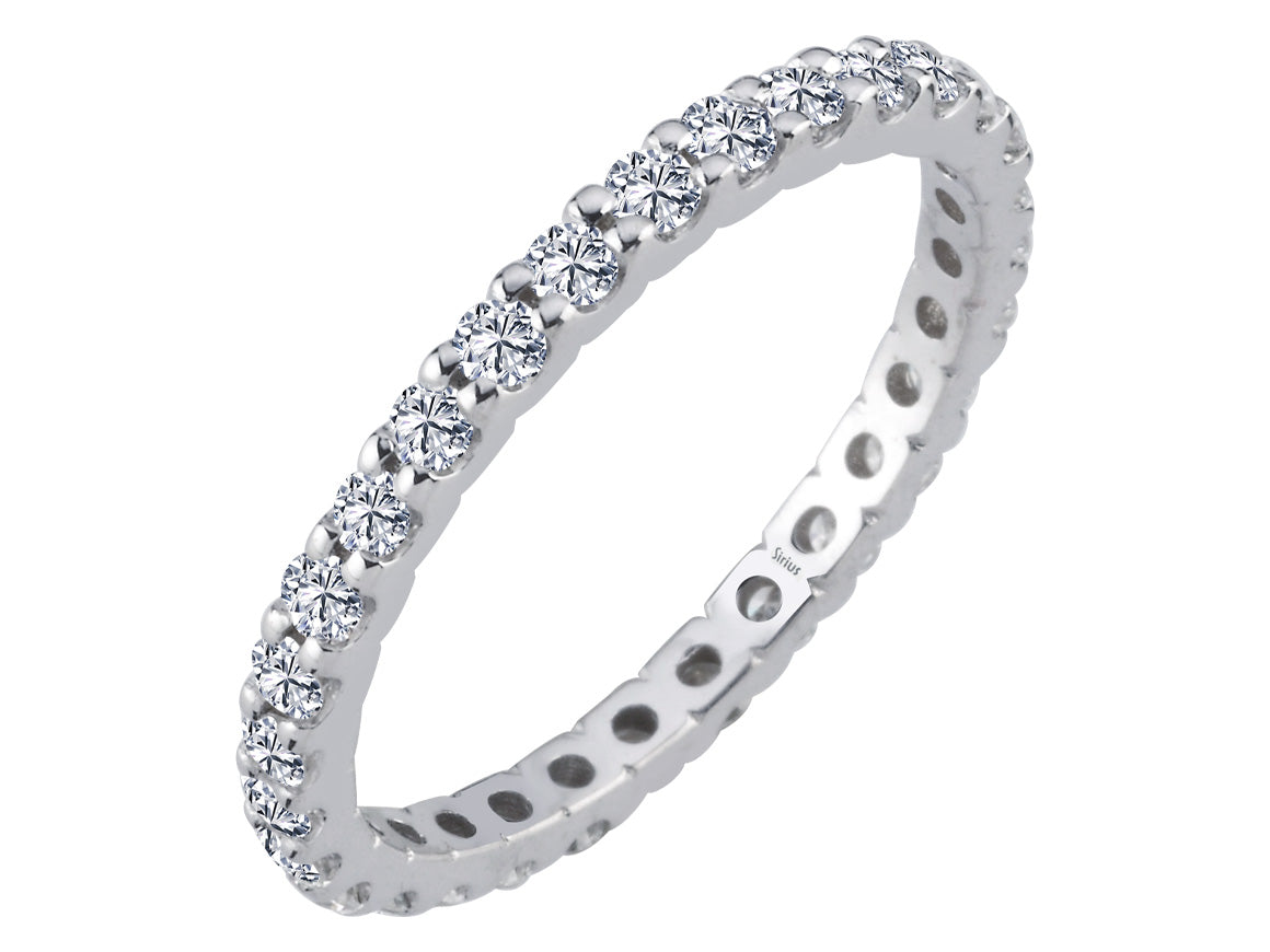 Diamant Memory Ring - handgefertigter Diamantschmuck aus Feingold | Sirius Diamant