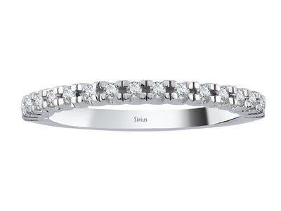 Bague demi-ronde en diamant Stella Primus