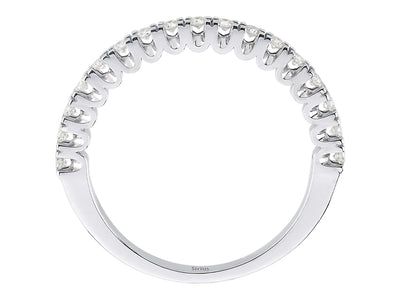 Bague demi-ronde en diamant Stella Primus