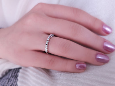 Bague demi-ronde en diamant Stella Primus