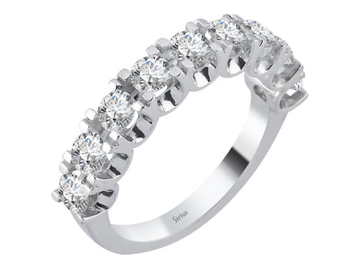 Diamant Halbrunder Ring