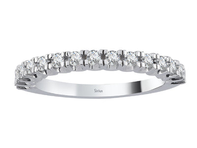 Diamant Halbrunder Ring