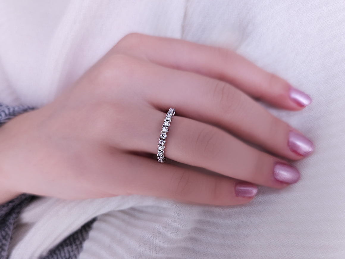 Diamant Halbrunder Ring