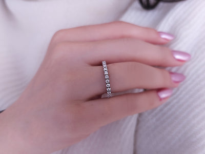 Diamant Halbrunder Ring