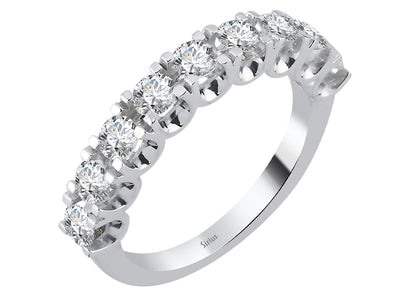 Diamant Halbrunder Ring