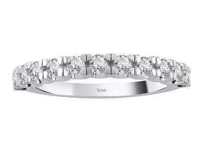 Diamant Halbrunder Ring