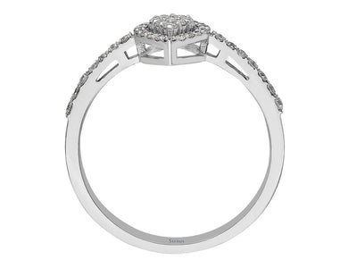 Diamond Waterdrop Ring