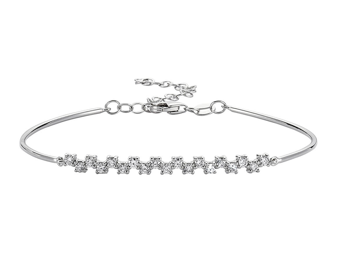 0,48 Karat Diamant Tennis Armband - handgefertigter Diamantschmuck aus Feingold | Sirius Diamant
