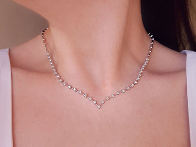 Collier tennis en diamant de 1,40 carat