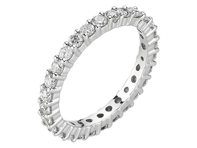 1.30 carat diamond all-around alliance in 585 14 carat white gold