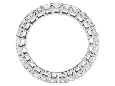 1.82 total carat diamond all around alliance in 585 14 carat white gold