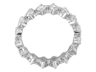 1.96 carat diamond all-around alliance in 14 K white gold