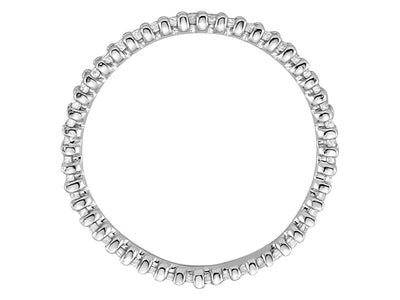 0.50 carat diamond all around alliance in 585 14 K white gold