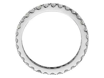 0.82 carat diamond all around alliance in 585 14 K white gold