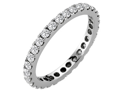 0.82 carat diamond all around alliance in 585 14 K white gold