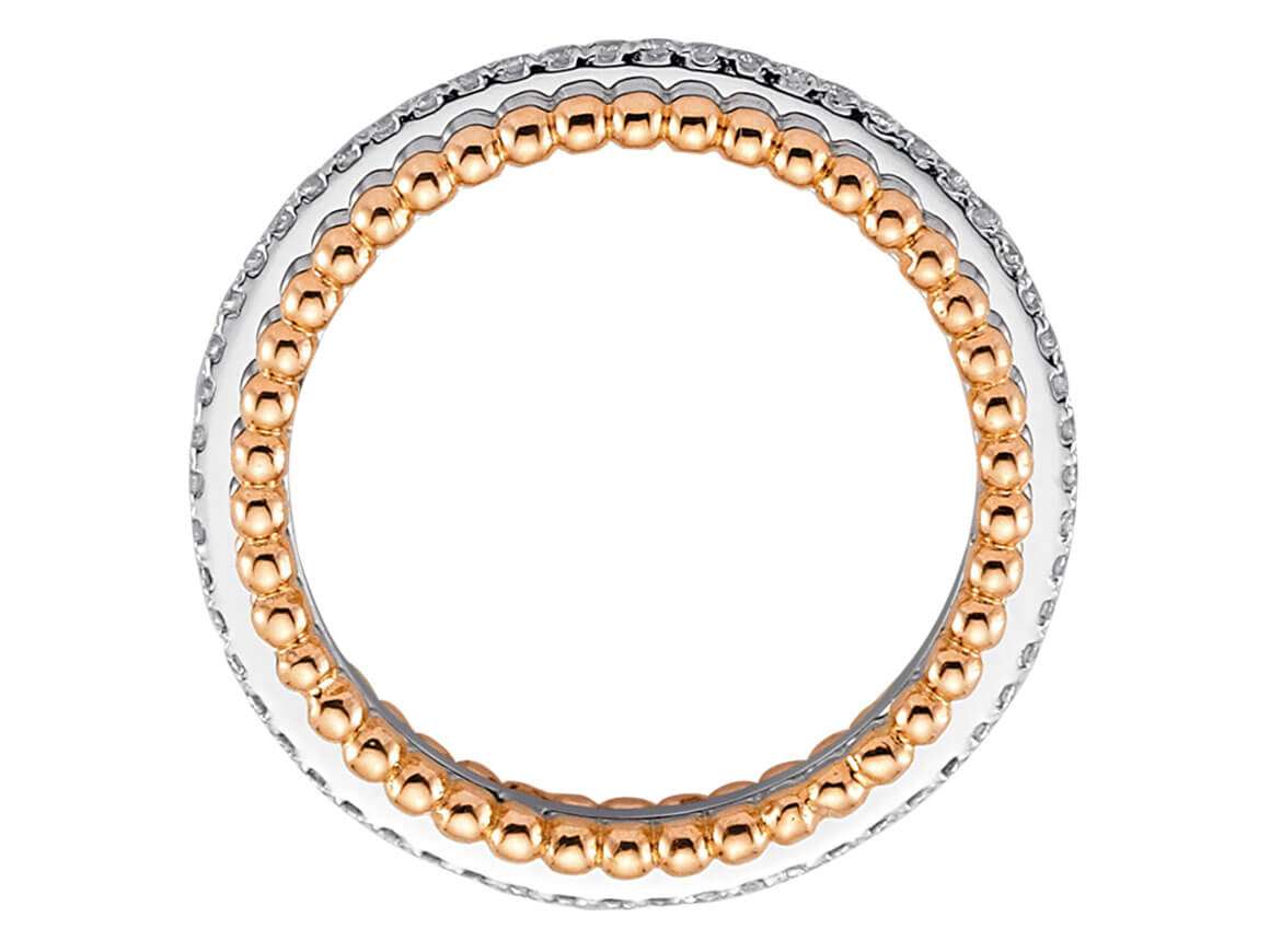0,21 Karat Diamant-Tamtur-Ring - handgefertigter Diamantschmuck aus Feingold | Sirius Diamant