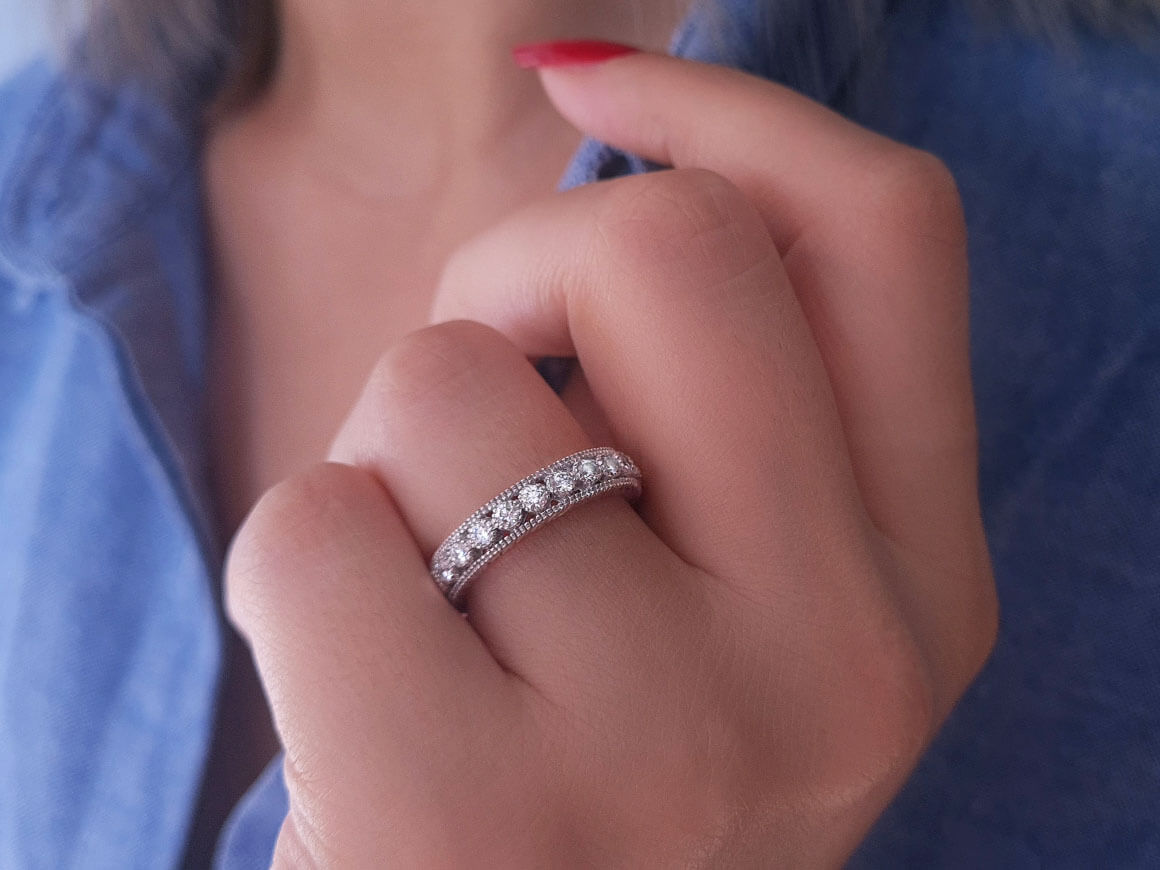 0.85 carat diamond all-around alliance