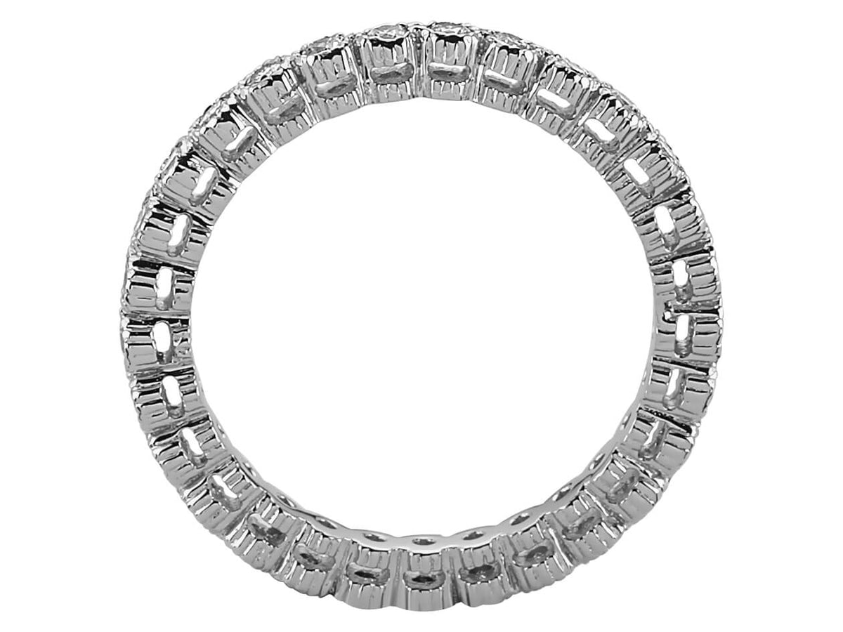 0,63 Gesamtkarat Diamant rundum Allianz - handgefertigter Diamantschmuck aus Feingold | Sirius Diamant