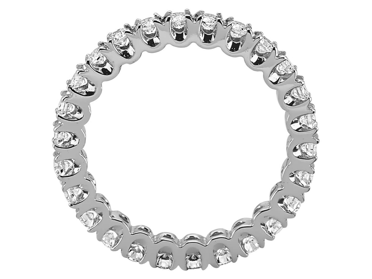0,93 Karat Diamant rundum Allianz - handgefertigter Diamantschmuck aus Feingold | Sirius Diamant