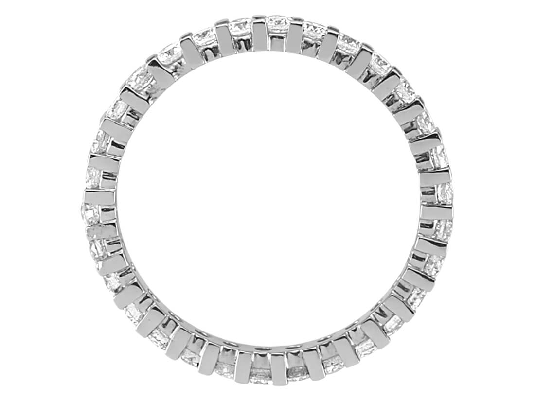 F Color 1.05 Carat Diamond Tamtur Ring