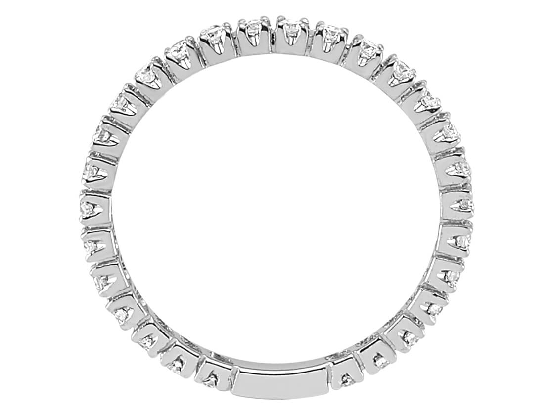0,43 Karat Diamant rundum Diamanten Allianz - handgefertigter Diamantschmuck aus Feingold | Sirius Diamant