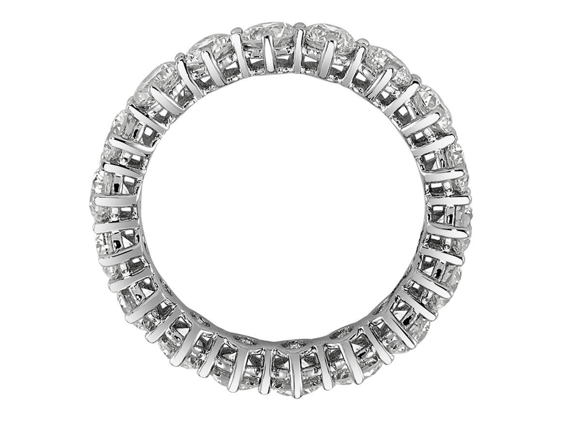 3,38 Karat Diamant rundum Allianz - handgefertigter Diamantschmuck aus Feingold | Sirius Diamant
