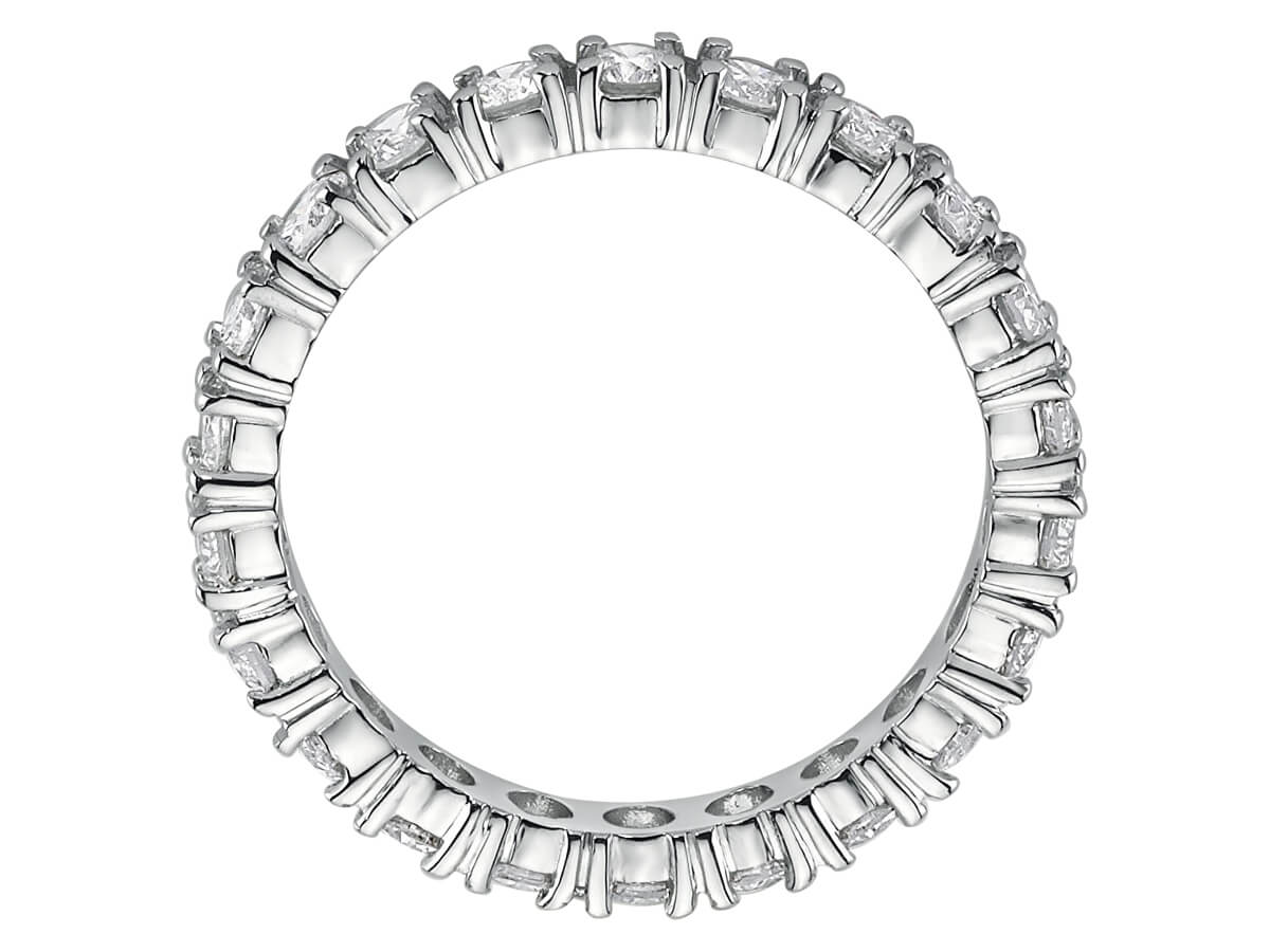 1,63 Karat Diamant rundum Allianz - handgefertigter Diamantschmuck aus Feingold | Sirius Diamant