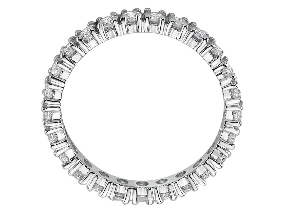 1.50 Gesamtkarat Diamant rundum Allianz - handgefertigter Diamantschmuck aus Feingold | Sirius Diamant